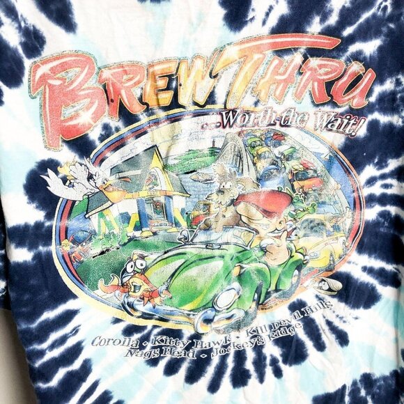 BrewThru Outer Banks Tie Dye T Shirt - Picture 3 of 8